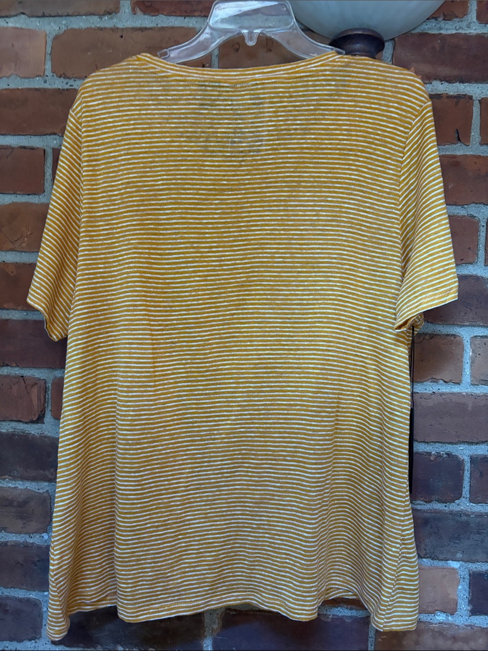 Tahari Linen Knit Tee - Picture 4 of 5